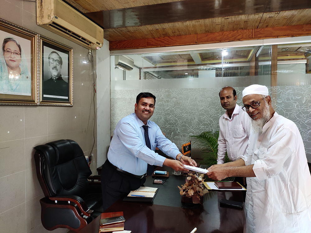 Prof. Dr. Md. Monjur Hossain joined as 1st VC of CUST Prof. Dr. Md. Monjur Hossain joined as 1st VC of CUST